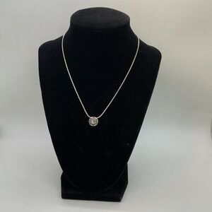 Brighton Silver Necklace with Pink Accents